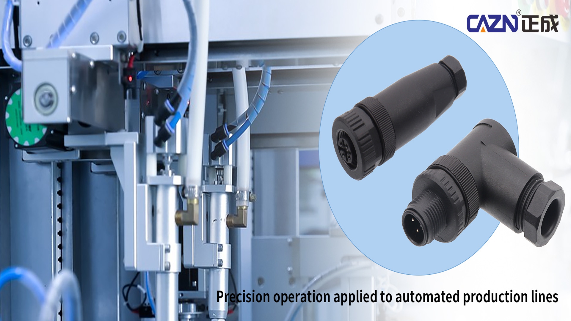 Corrosion-Resistant CAZN M12 All-Plastic Connector with IP67/IP68 Rating